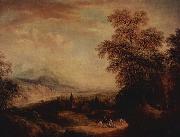 Christian Georg Schutz the Elder Gebirgslandschaft oil on canvas